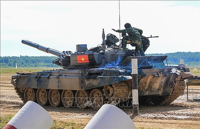 Танковая команда Вьетнама принимает участие в Армейских международных играх 2022 года