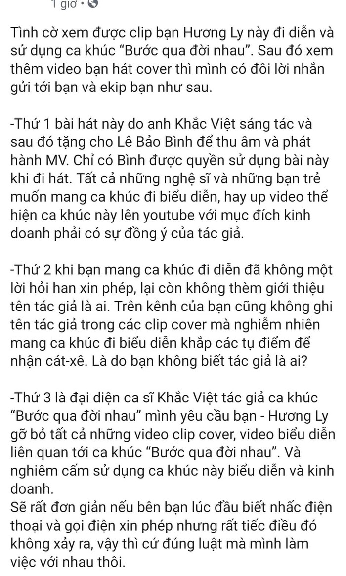 huong ly go bo ban cover buoc qua doi nhau va xin loi khac viet