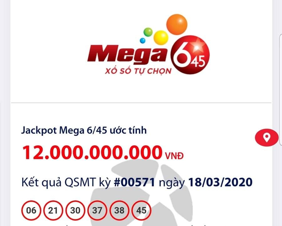 ket qua xo so vietlott mega 645 toi ngay 1832020 ai vua trung hon 57 ti dong