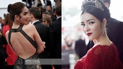 ngoai ngoc trinh nhieu khach nu vo danh cung dua nhau khoe than tren tham do cannes