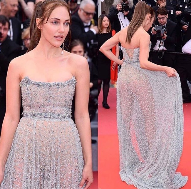 Ngoài Ngọc Trinh, nhiều khách nữ vô danh cũng đua nhau khoe thân trên thảm đỏ Cannes ngoai ngoc trinh nhieu khach nu vo danh cung dua nhau khoe than tren tham do cannes