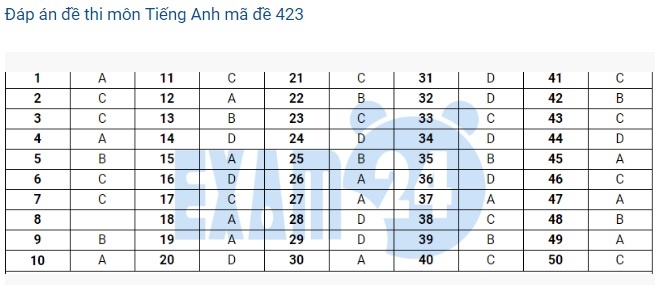 Gợi ý Đáp án môn Ngoại ngữ THPT Quốc gia 2019 goi y dap an mon ngoai ngu thpt quoc gia 2019
