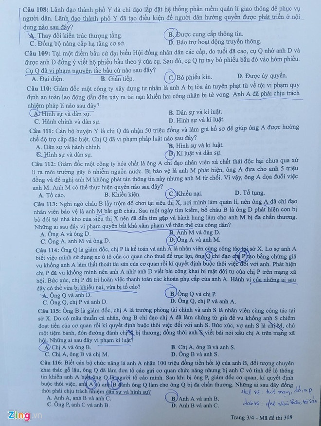 cap nhat de thi giao duc cong dan thpt quoc gia 2019
