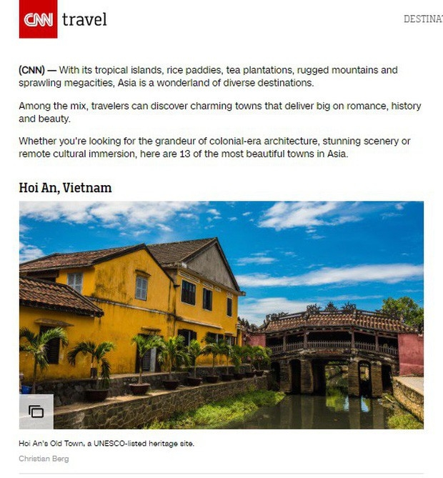 Hội An đứng đầu trong danh sách 14 thành phố đẹp nhất Châu Á hoi an dung dau trong danh sach 14 thanh pho dep nhat chau a