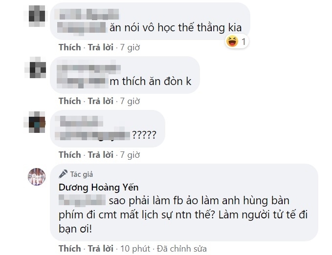 Dương Hoàng Yến mắng 