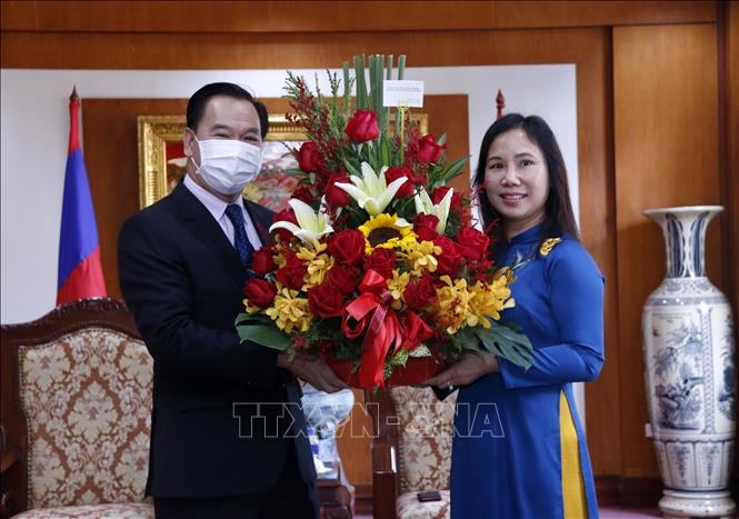 ຜູ້ນຳບັນດາກະຊວງ ແລະ ຂະແໜງການຂອງລາວ ອວຍພອນຊົມເຊີຍ 91 ປີແຫ່ງວັນສ້າງຕັ້ງພັກກອມມູນິດຫວຽດນາມ ຜູ້ນຳບັນດາກະຊວງ ແລະ ຂະແໜງການຂອງລາວ ອວຍພອນ 91 ປີແຫ່ງວັນສ້າງຕັ້ງພັກກອມມູນິດຫວຽດນາມ