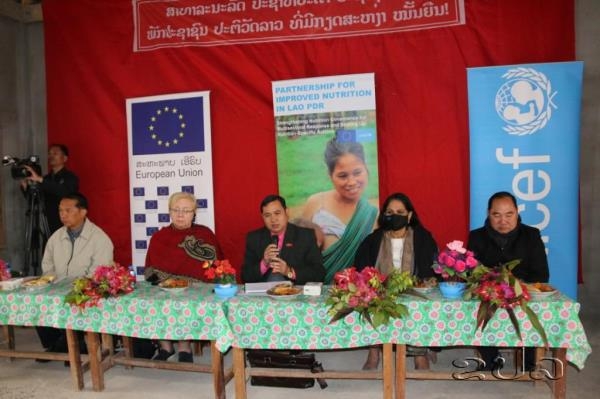 UNICEF ຮ່ວມກັບ ສະຫະພາບເອີຣົບ ຕິດຕາມ ບັນດາກິດຈະກໍາດ້ານໂພຊະນາການ ຢູ່ແຂວງຫົວພັນ
