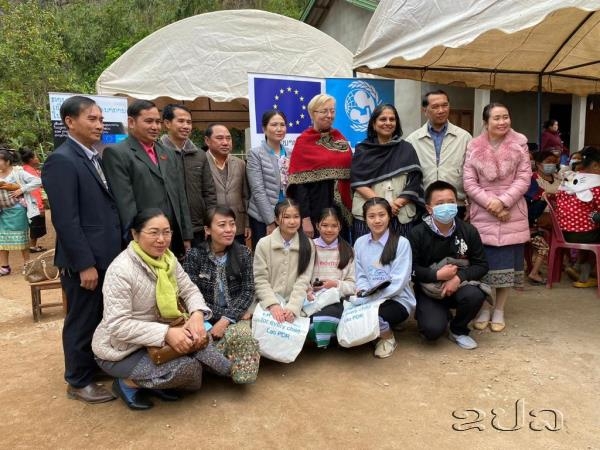 UNICEF ຮ່ວມກັບ ສະຫະພາບເອີຣົບ ຕິດຕາມ ບັນດາກິດຈະກໍາດ້ານໂພຊະນາການ ຢູ່ແຂວງຫົວພັນ