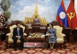 ສະມາຄົມມິດຕະພາບຫວຽດນາມ - ລາວ ຂໍອວຍພອນໃຫ້ປະຊາຊົນລາວ ຈົ່ງມີຄວາມສຸກຄວາມຈະເລີນໃນບຸນປີໃໝ່ລາວ ພສ 2567