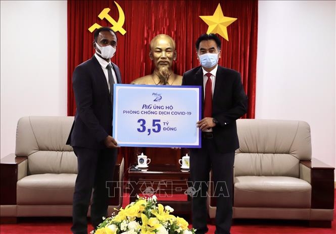 ວິສາຫະກິດ FDI ທຳອິດທີ່ໜູນຊ່ວຍວຽກງານປ້ອງກັນ, ຕ້້ານໂລກລະບາດໂຄວິດ-19