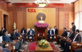ກວາງນາມ ເພີ່ມທະວີການຮ່ວມມືກັບແຂວງອັດຕະປື (ລາວ)