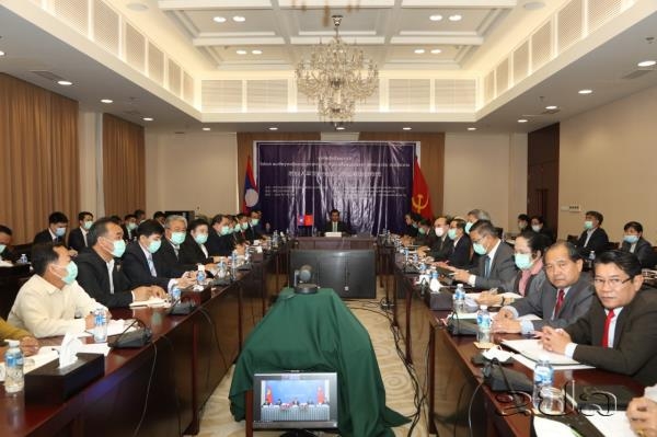 ການພ ບປະເຈລະຈາແລກປ ຽນບ ດຮຽນທາງໄກ ລະຫວ າງ ພ ກ ສປປ ລາວ ແລະ ພ ກກອມມ ນ ດຈ ນ