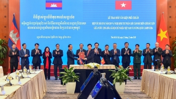 84% ຂອງເສັ້ນຊາຍແດນຫວຽດນາມ - ກຳປູເຈຍ ໄດ້ຮັບການແບ່ງເຂດປັກຫຼັກໝາຍ