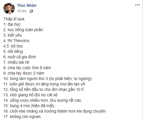 Tin sao Việt 3/1: Trúc Nhân từng làm người thứ 3, Hồ Quang Hiếu bị trộm viếng thăm nhà tin sao viet 31 truc nhan tung lam nguoi thu 3 ho quang hieu bi trom vieng tham nha