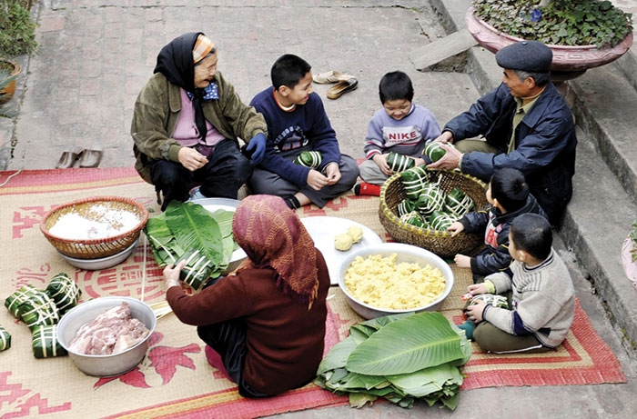 tet den muon ve lang tham lai canh xua nguoi cu