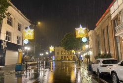 chum anh ha noi vang lang sang mung 1 tet
