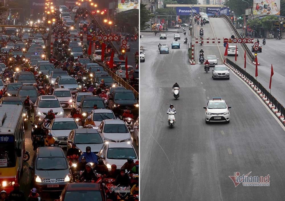 Chùm ảnh: Hà Nội vắng lặng sáng mùng 1 Tết chum anh ha noi vang lang sang mung 1 tet