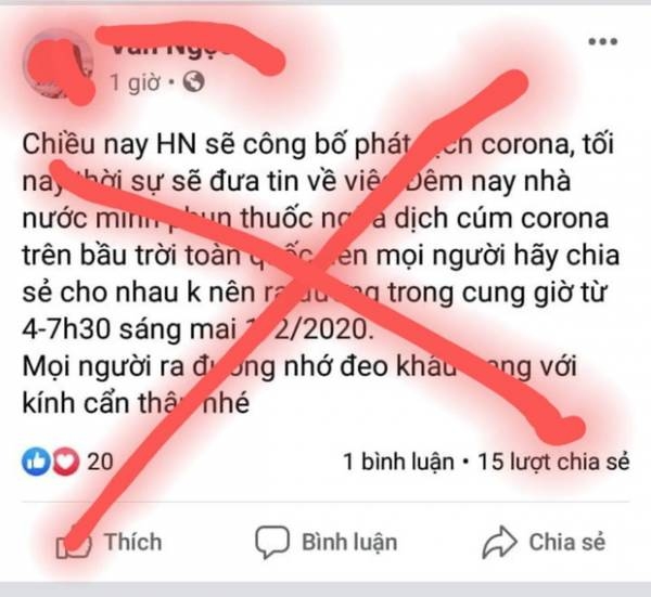 Bác thông tin “phun thuốc chống virus corona trên bầu trời toàn quốc" bac thong tin phun thuoc chong virus corona tren bau troi toan quoc