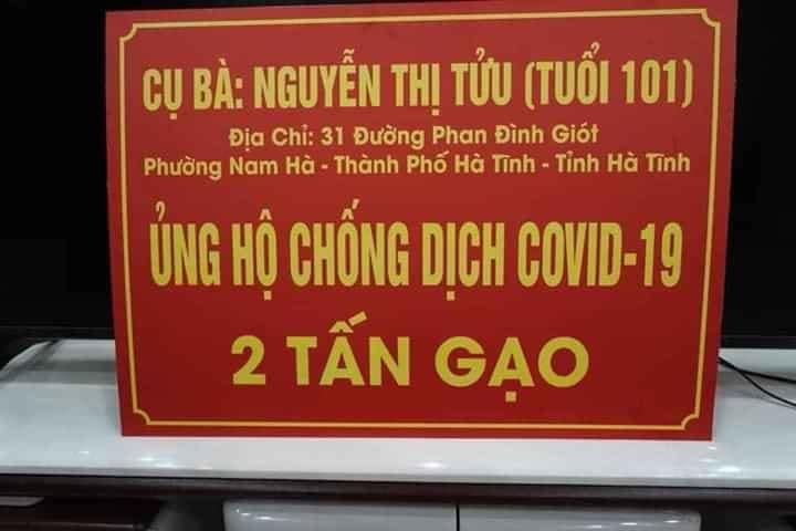 Cụ bà 101 tuổi ủng hộ 2 tấn gạo, mẹ liệt sỹ ủng hộ 5 kg gạo và rau cho khu cách ly cu ba 101 tuoi ung ho 2 tan gao me liet sy ung ho 5 kg gao va rau cho khu cach ly