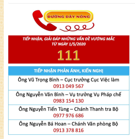 Gọi tổng đài 111 để được giải đáp về gói hỗ trợ 62.000 tỷ goi tong dai 111 de duoc giai dap ve goi ho tro 62000 ty