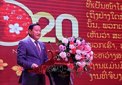 thu do vientiane to chuc tet huu nghi viet lao mung xuan canh ty 2020
