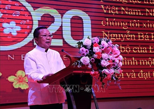 thu do vientiane to chuc tet huu nghi viet lao mung xuan canh ty 2020