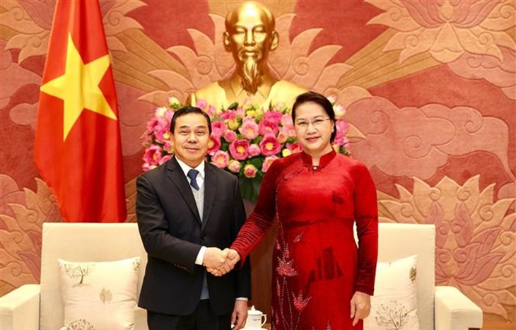 Đại sứ Lào tại Việt Nam khẳng định sẽ nỗ lực thúc đẩy quan hệ hợp tác và phát triển hai nước dai su dac menh toan quyen chdcnd lao sengphet houngboungnuang muon tang cuong hop tac nhieu mat giua hai nuoc