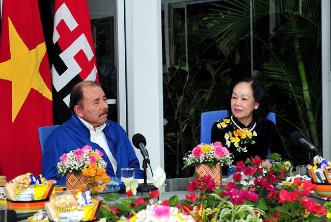 Việt Nam-Nicaragua tăng cường, thúc đẩy hơn nữa quan hệ hữu nghị, đoàn kết và hợp tác toàn diện viet nam nicaragua tang cuong thuc day hon nua quan he huu nghi doan ket va hop tac toan dien