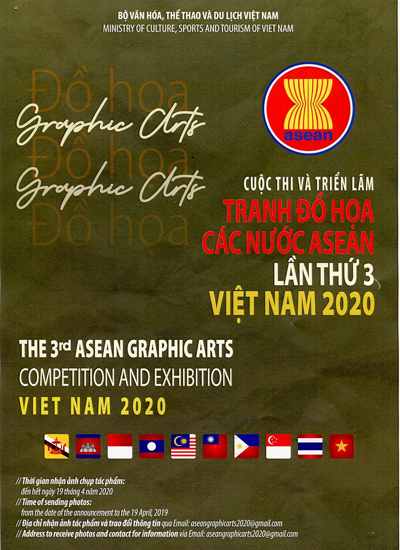 Phát động cuộc thi và triển lãm tranh đồ họa các nước ASEAN lần thứ 3 tại Hà Nội phat dong cuoc thi va trien lam tranh do hoa cac nuoc asean lan thu 3 tai ha noi