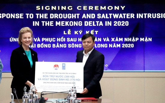 UNDP hỗ trợ 185.000 USD giúp Đồng bằng Sông Cửu Long ứng phó hạn hán và xâm nhập mặn undp ho tro 185000 usd giup dong bang song cuu long ung pho han han va xam nhap man
