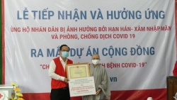 Hội Phật tử Việt Nam tại Hàn Quốc ủng hộ chống hạn mặn và COVID-19