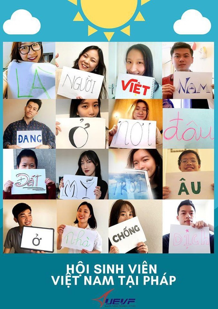 du hoc sinh viet ghep anh lan toa yeu thuong khong so hai truoc covid 19