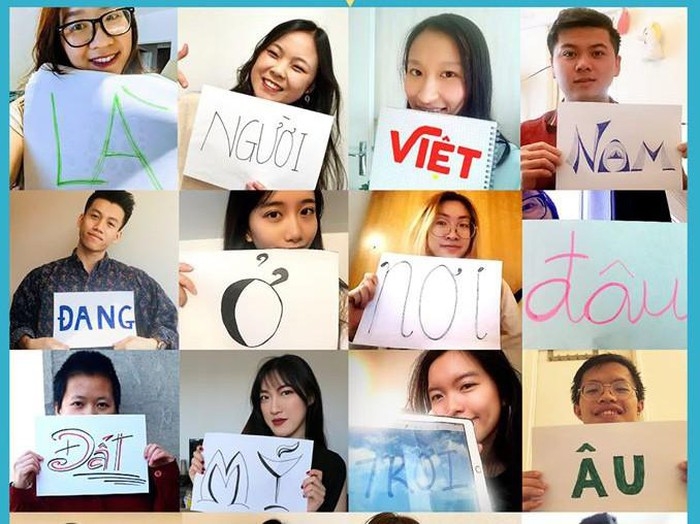 du hoc sinh viet ghep anh lan toa yeu thuong khong so hai truoc covid 19