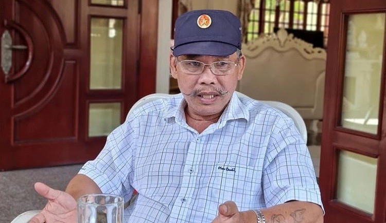 Người lính già xây cột mốc Trường Sa giữa lòng thành phố biển Người lính già xây cột mốc Trường Sa giữa lòng thành phố biển