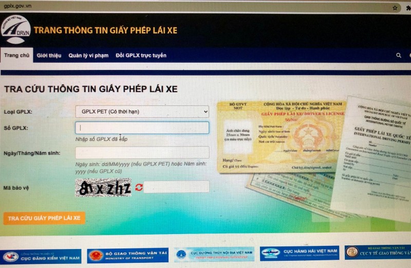 Bộ Giao thông vận tải cảnh báo website giả mạo tra cứu giấy phép lái xe Bộ Giao thông vận tải cảnh báo website giả mạo tra cứu giấy phép lái xe