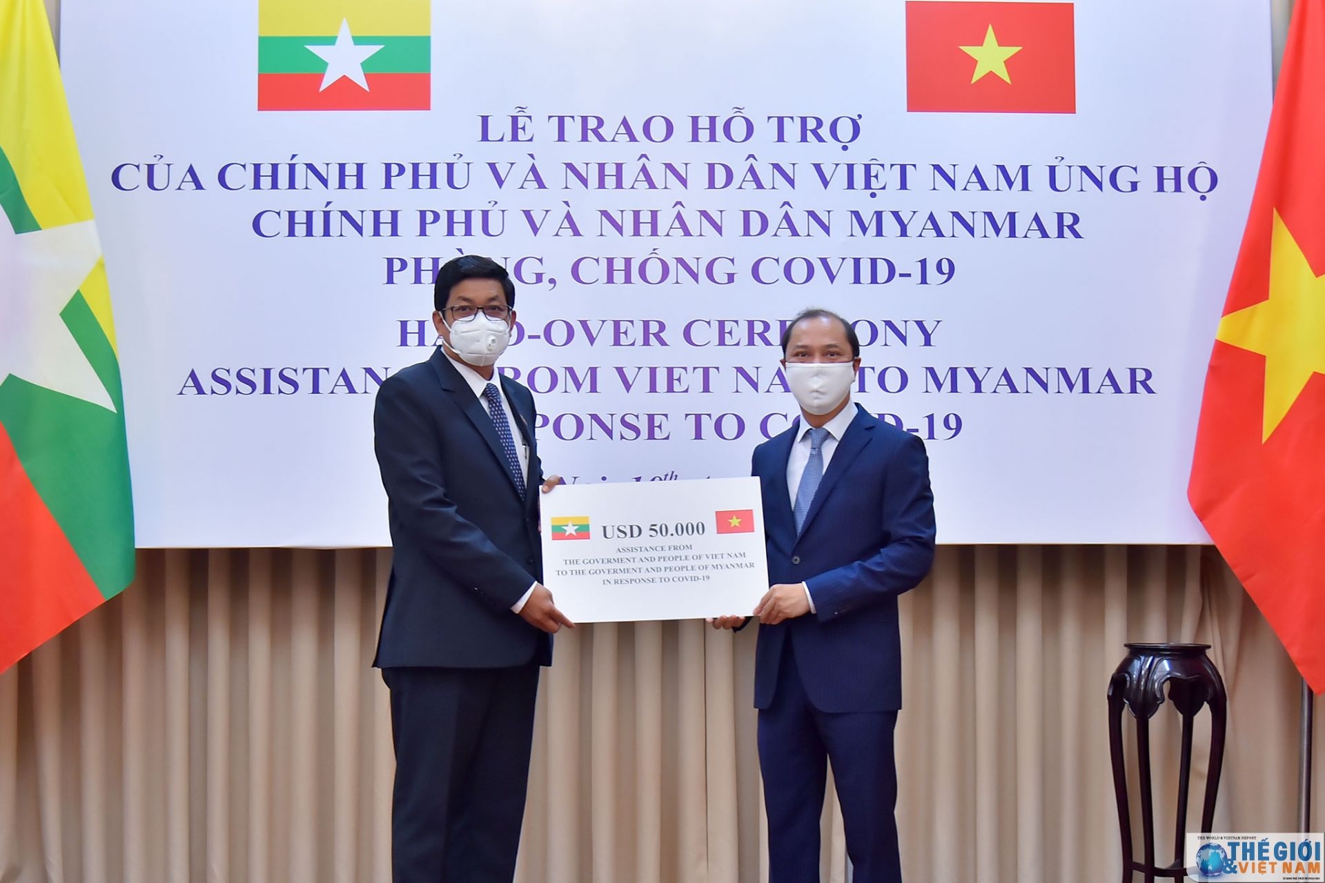 Việt Nam viện trợ Campuchia và Myanmar phòng, chống COVID-19 viet nam vien tro campuchia va myanmar phong chong covid 19
