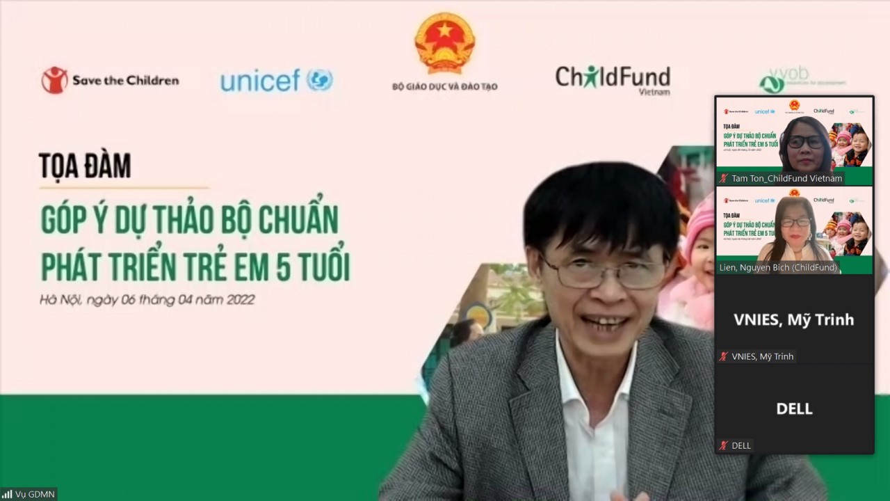 ChildFund Việt Nam tổ chức buổi tọa đàm "Góp ý dự thảo bộ chuẩn phát triển trẻ em 5 tuổi" ChildFund Việt Nam tổ chức buổi tọa đàm "Góp ý dự thảo bộ chuẩn phát triển trẻ em 5 tuổi"