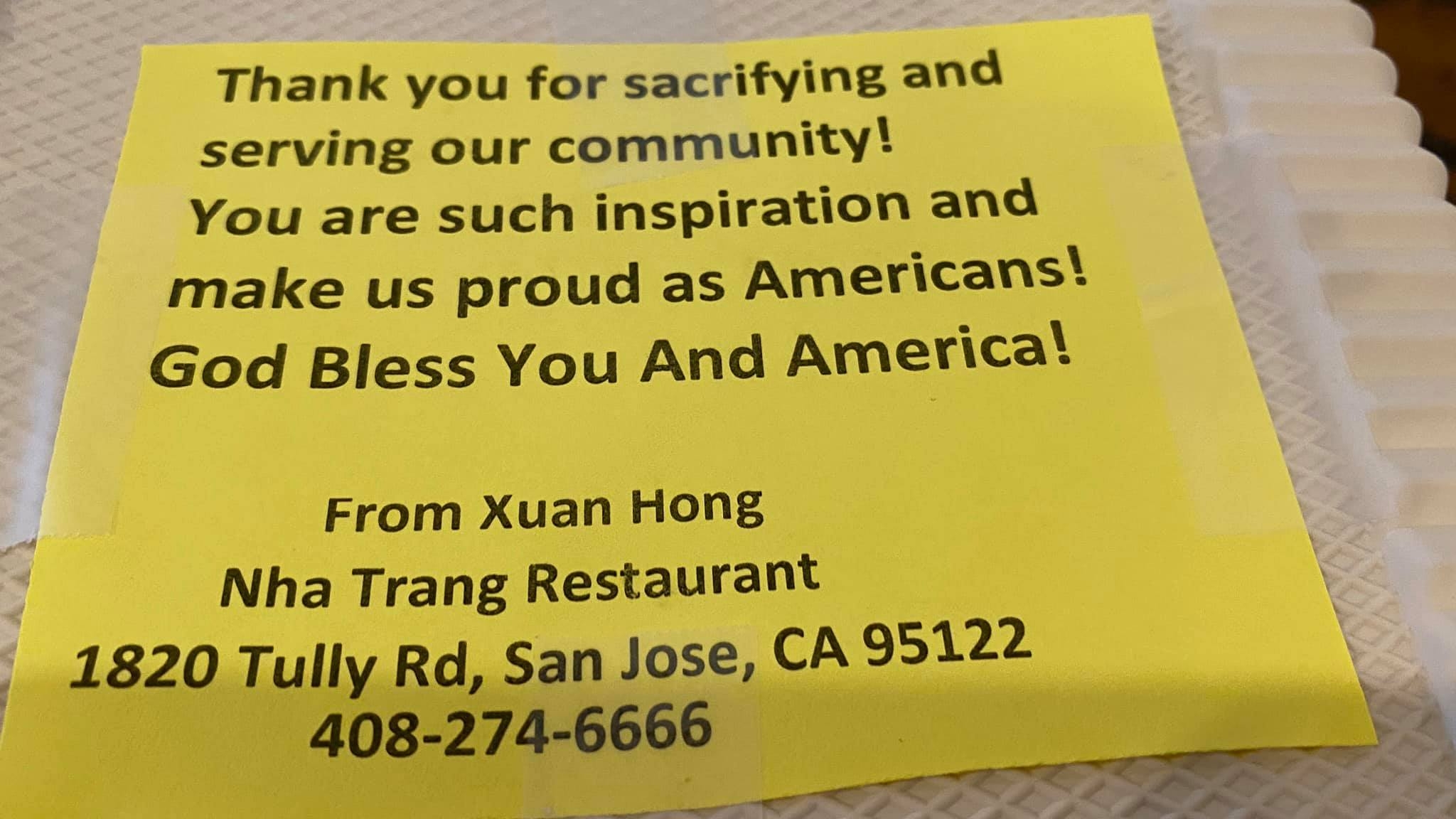 Nhà hàng Việt tài trợ hàng trăm suất ăn giúp các bác sĩ California, Mỹ chống COVID-19 nha hang viet tai tro hang tram suat an giup cac bac si california my chong covid 19