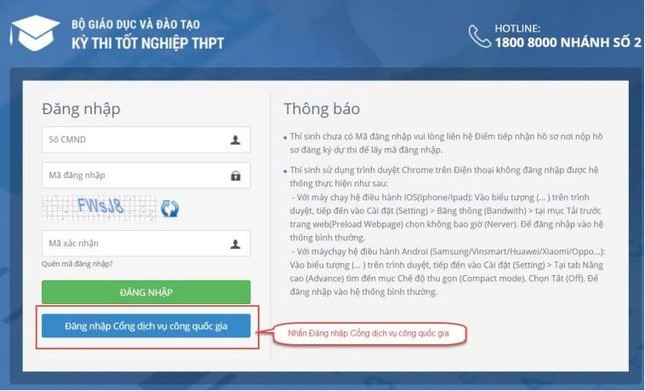Chi tiết các bước đăng ký dự thi tốt nghiệp THPT 2022 Chi tiết các bước đăng ký dự thi tốt nghiệp THPT 2022