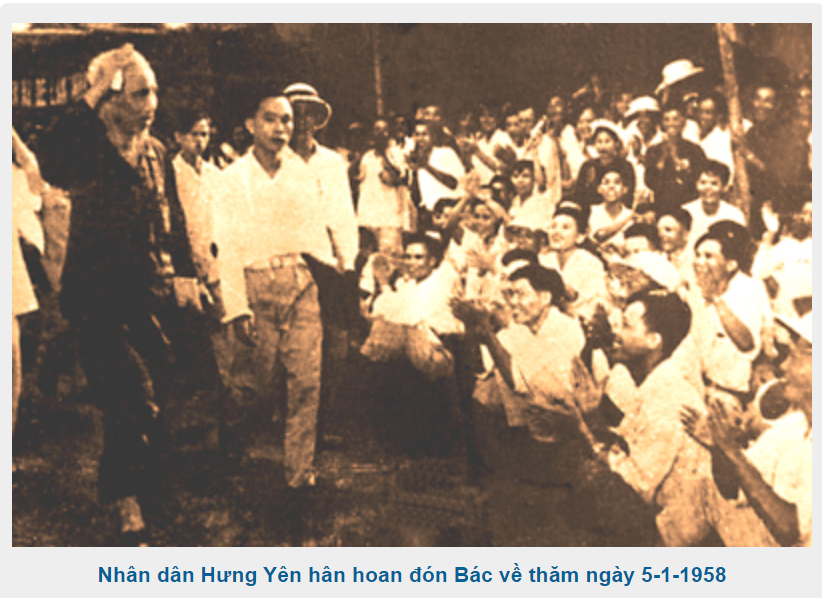 Những lần đón Bác về thăm Những lần đón Bác về thăm