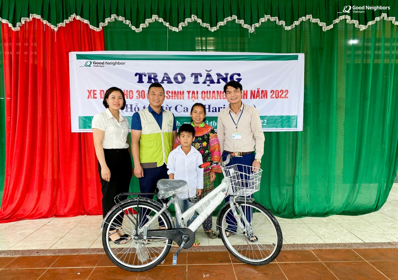 GNI tặng xe đạp cho 30 em học sinh tại xã Bằng Lang, huyện Quang Bình, tỉnh Hà Giang GNI tặng xe đạp cho 30 em học sinh tại xã Bằng Lang, huyện Quang Bình, tỉnh Hà Giang