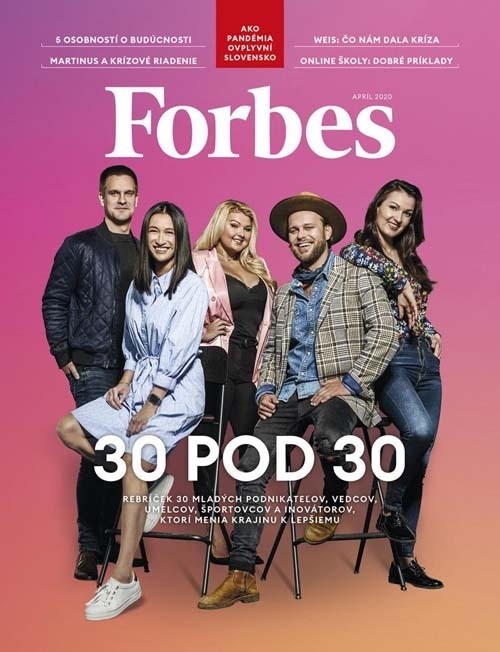 Thảo Hương, thứ hai từ trái sang, cùng một số đại diện của Under 30 trên trang bìa Forbes Slovakia tháng 4/2020 (Ảnh: Forbes Slovakia) thao huong thu hai tu trai sang cung mot so dai dien cua under 30 tren trang bia forbes slovakia thang 42020 anh forbes slovakia