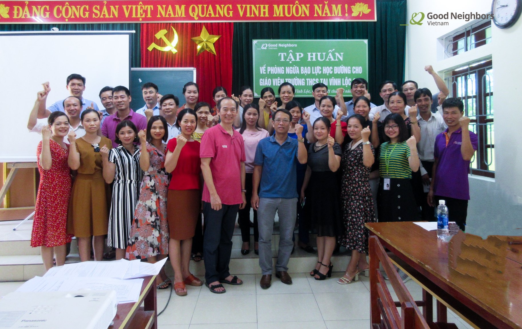 GNI tổ chức tập huấn Phòng ngừa bạo lực học đường cho 34 cán bộ tại huyện Vĩnh Lộc, tỉnh Thanh Hóa. gni to chuc tap huan phong ngua bao luc hoc duong cho 34 can bo tai huyen vinh loc tinh thanh hoa 1