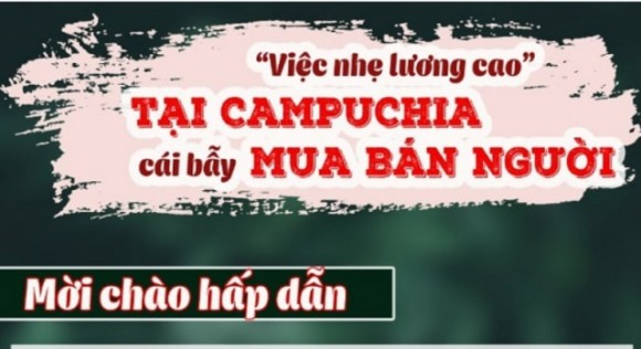 Cảnh báo thủ đoạn mua bán người qua hình thức tuyển dụng Cảnh báo thủ đoạn mua bán người qua hình thức tuyển dụng