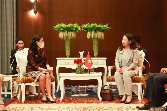 Phó Chủ tịch nước Võ Thị Ánh Xuân gặp Phó Thủ tướng, Bộ trưởng Ngoại giao Thái Lan Phó Chủ tịch nước Võ Thị Ánh Xuân gặp Phó Thủ tướng, Bộ trưởng Ngoại giao Thái Lan