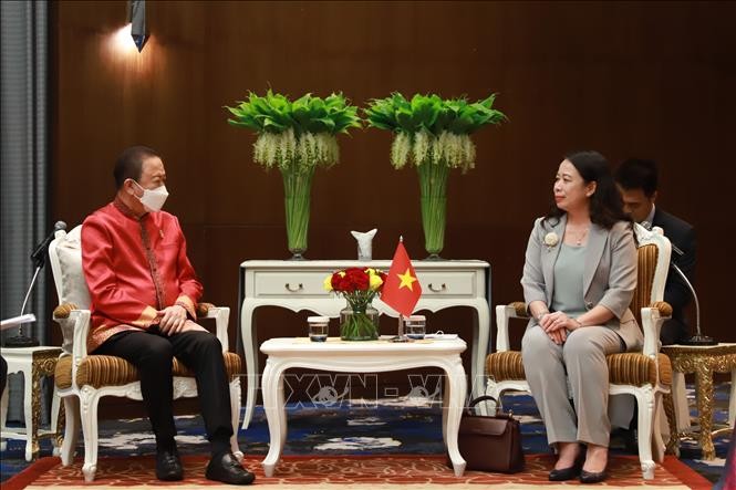 Phó Chủ tịch nước Võ Thị Ánh Xuân gặp Phó Thủ tướng, Bộ trưởng Ngoại giao Thái Lan Phó Chủ tịch nước Võ Thị Ánh Xuân gặp Phó Thủ tướng, Bộ trưởng Ngoại giao Thái Lan