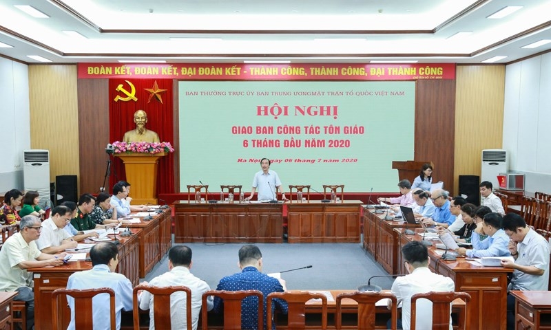 Hội nghị mặt trận về công tác tôn giáo ngày 6/7. hoi nghi mat tran ve cong tac ton giao ngay 67