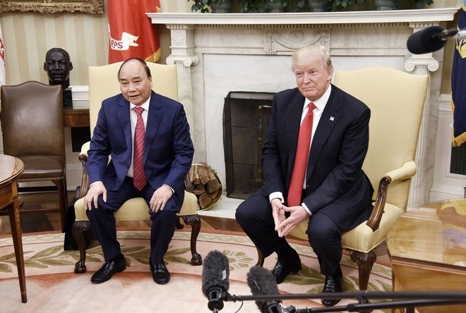 Thủ tướng Nguyễn Xuân Phúc là nhà lãnh đạo đầu tiên của một nước ASEAN tới Washington sau khi Tổng thống Donald Trump nhậm chức. thu tuong nguyen xuan phuc la nha lanh dao dau tien cua mot nuoc asean toi washington sau khi tong thong donald trump nham chuc