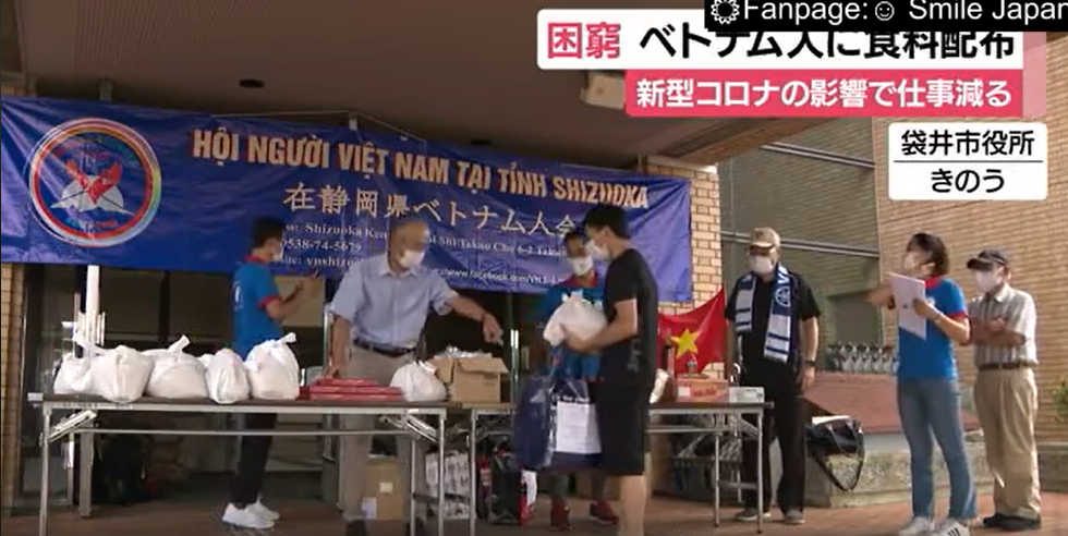 khoang 70 cong dan viet nhan qua ho tro tu hoi nguoi viet nam tai shizuoka nhat ban