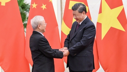 阮富仲与中共中央总书记、中国国家主席习近平互致新春贺信